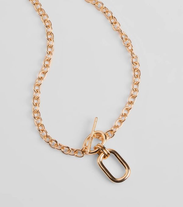 Extra Radiance Statement Toggle Chain Necklace - Image 3