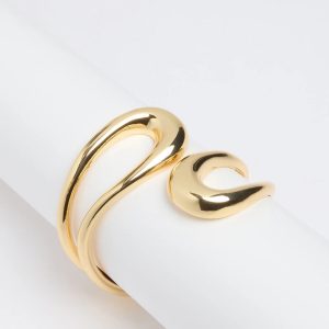 Trendy Sheen Hinge Cuff Bracelet