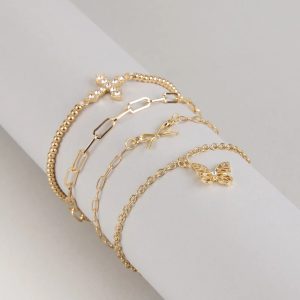 Sweet On Stack Four-Pack Bracelet Set
