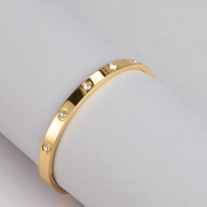 Timeless Luxury Rhinestone Bangle Bracelet