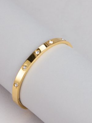 Timeless Luxury Rhinestone Bangle Bracelet