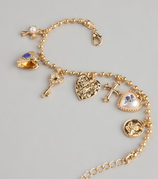 Forever Yours Vintage Charm Bracelet - Image 3