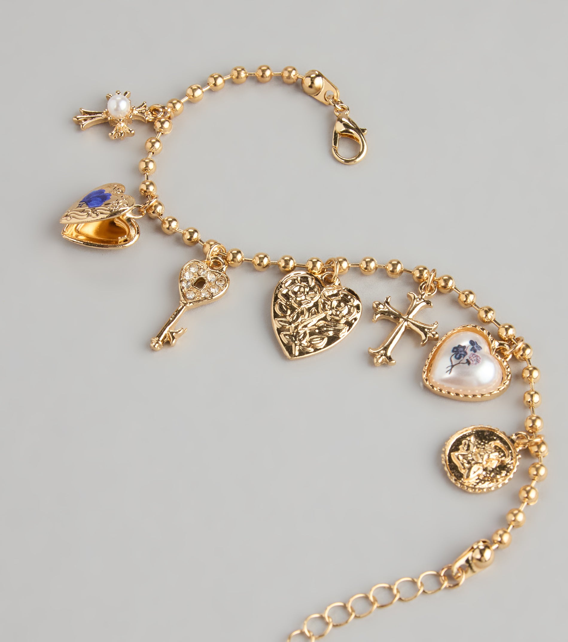 Forever Yours Vintage Charm Bracelet - Image 3