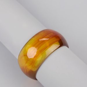 Bold Accents Resin Bangle Bracelet