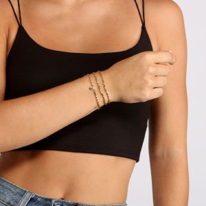 Three Pack Charm Bead Bracelets