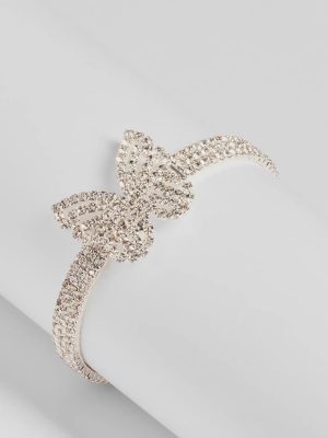 Wishing On Love Rhinestone Butterfly Bracelet