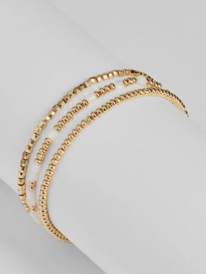 Pretty Style Beaded Stretch Bracelet Set