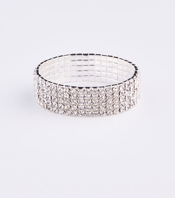 Wrapped In Diamonds Stretch Bracelet - Image 2