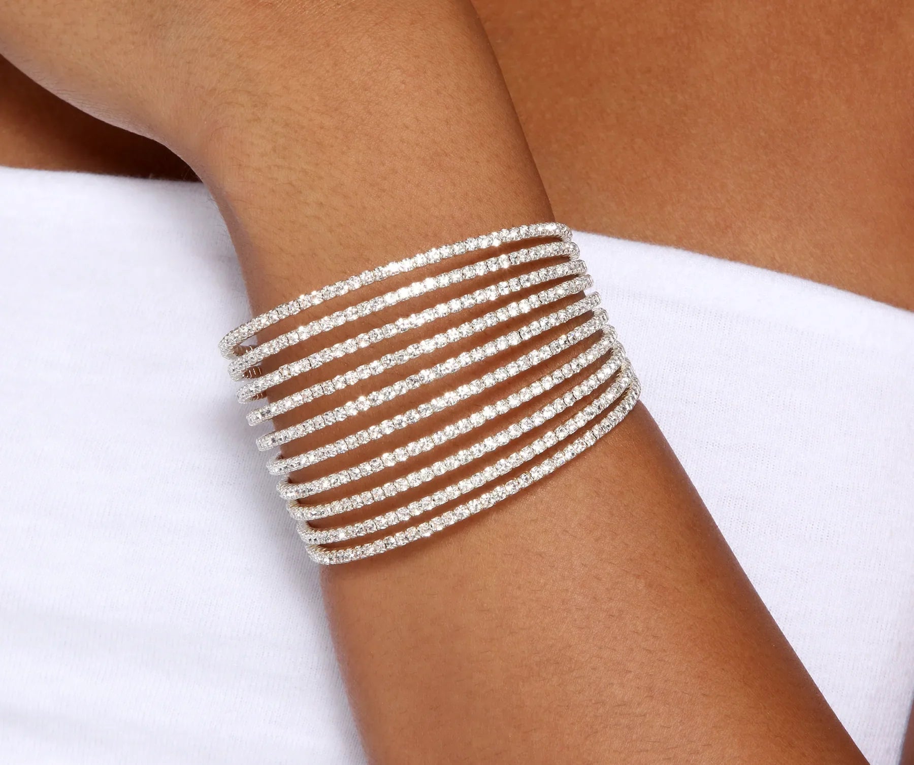 Rhine Memory Wire Cuff - Image 2