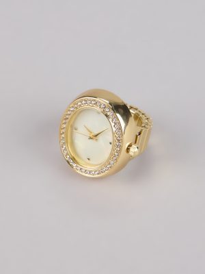 Timeless Spark Oval Watch Ring