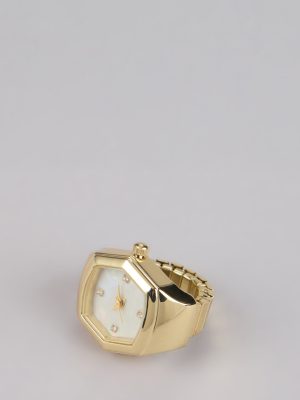 Cosmic Hour Hexagon Watch Ring