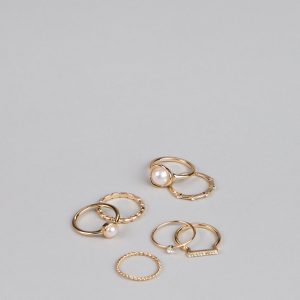Modern Muse Seven Pack Ring Set