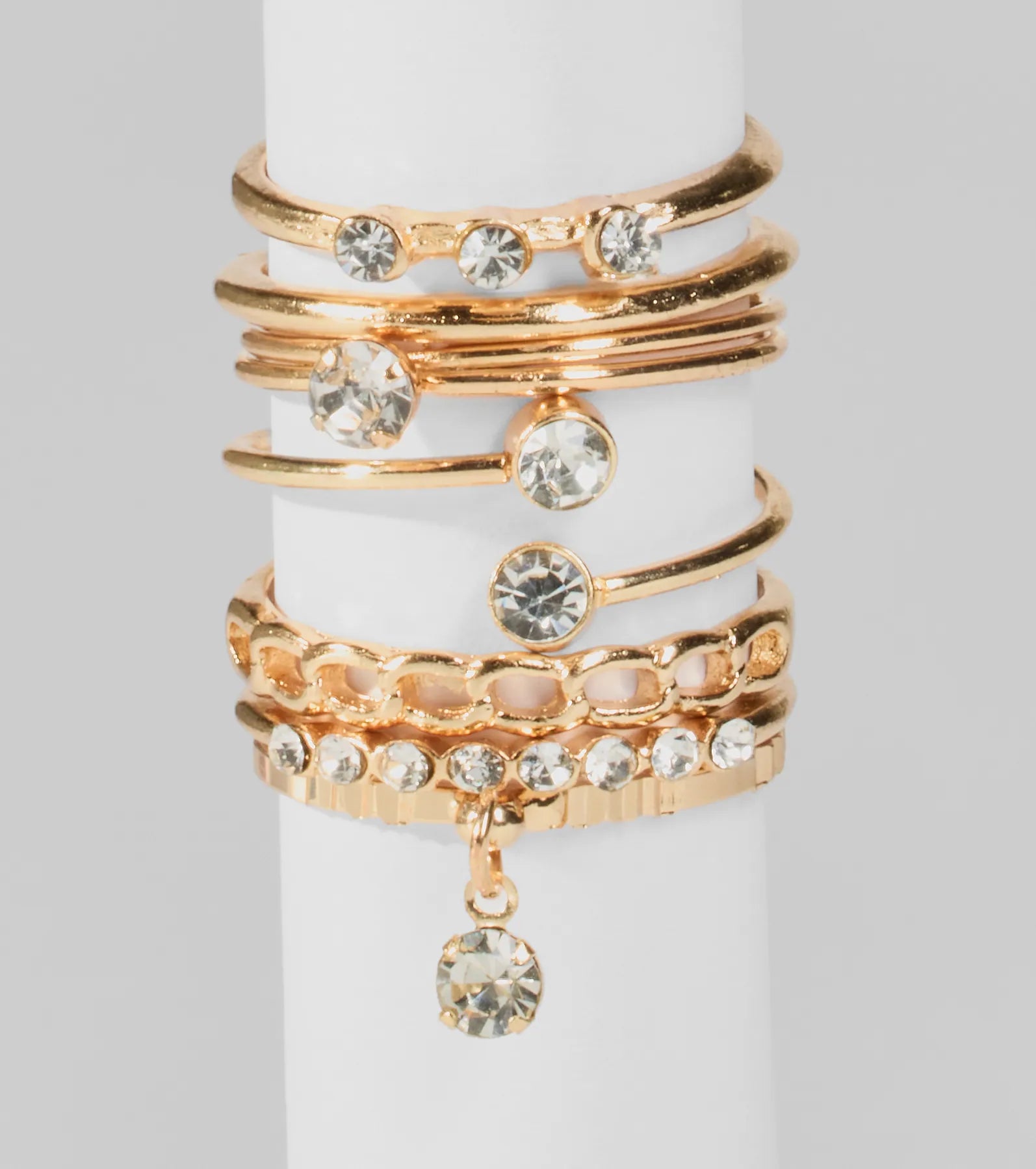 Stackable Style Seven Pack Ring Set - Image 2