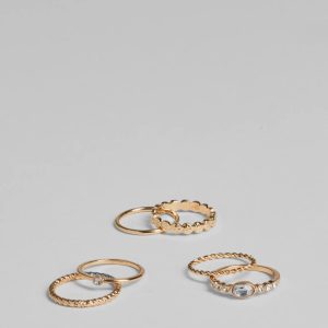 Touch Of Sparkle Six Pack Ring Set