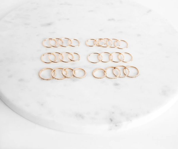 Sleek And Sparkle 24 Rings Pack - Image 3