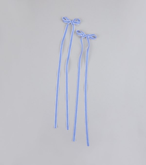 Gingham Goals Hair Bow Clip Set