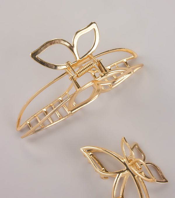 Winged Grace Butterfly Two Pack Hair Clips - Image 2