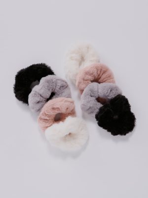 Halloween Faux Fur Scrunchie Multi Pack