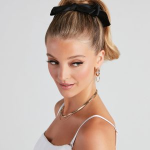 Sweet And Preppy Bow Clip