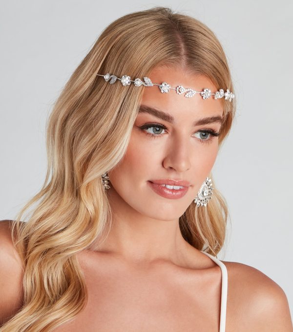 Boho Muse Rhinestone Pearl Halo - Image 2