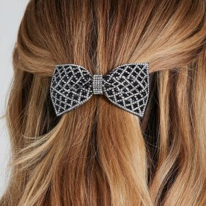 Feeling Pretty Rhinestone Bow Barrette