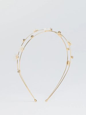 Ethereal Glam Rhinestone Flower Headband