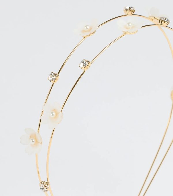 Ethereal Glam Rhinestone Flower Headband - Image 2