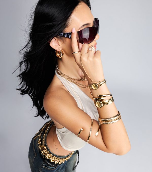 Too Bold to Block Shield Zebra Sunglasses - Image 2