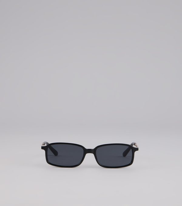 All Angles Metal Trim Square Sunglasses