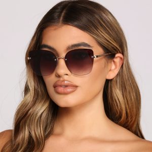 Neon Mirrored Aviator Sunglasses