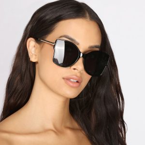 All the Shade Over-Sized Cat Eye Sunglasses