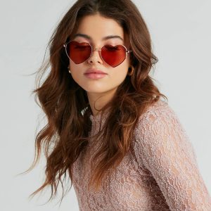 Flirty Fling Heart-Shaped Sunglasses