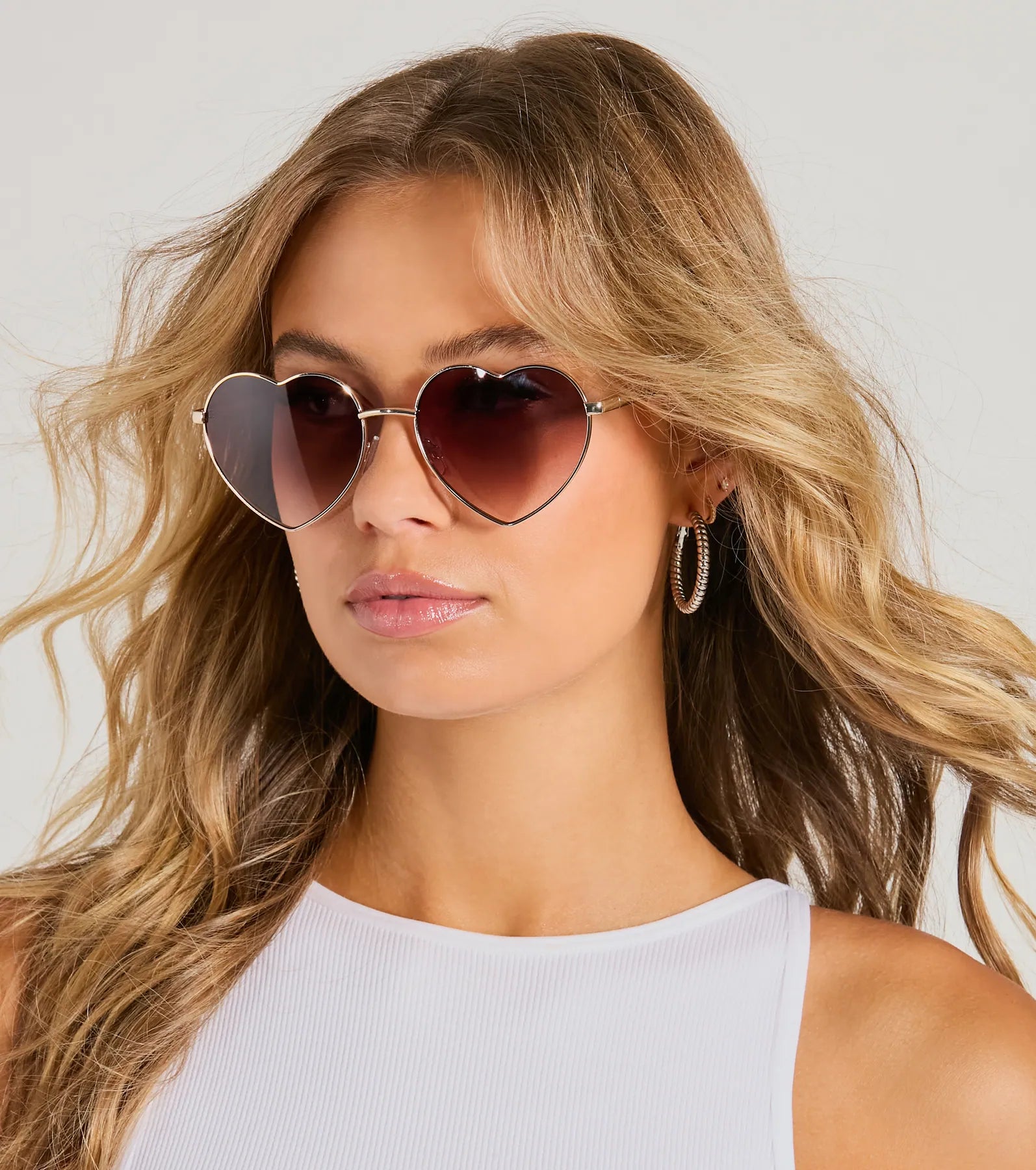 Flirty Fling Heart-Shaped Sunglasses - Image 2