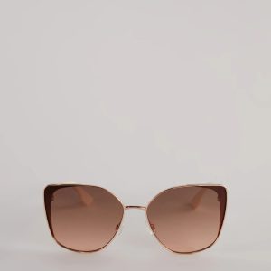 Cute Sight Cateye Metal Sunglasses