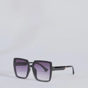 So Sleek Oversized Rectangle Sunglasses