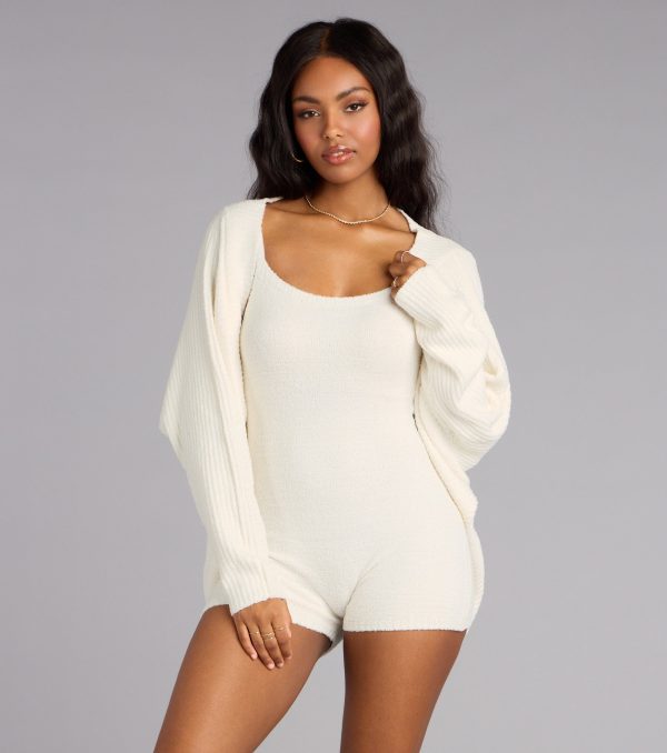 Fall Mornings Chenille Knit Cardigan - Image 3