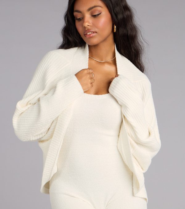 Fall Mornings Chenille Knit Cardigan - Image 4