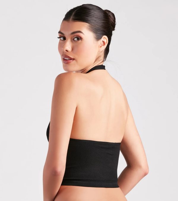 Love To Lounge Seamless Halter Bra Top - Image 5