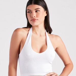 Love To Lounge Seamless Halter Bra Top
