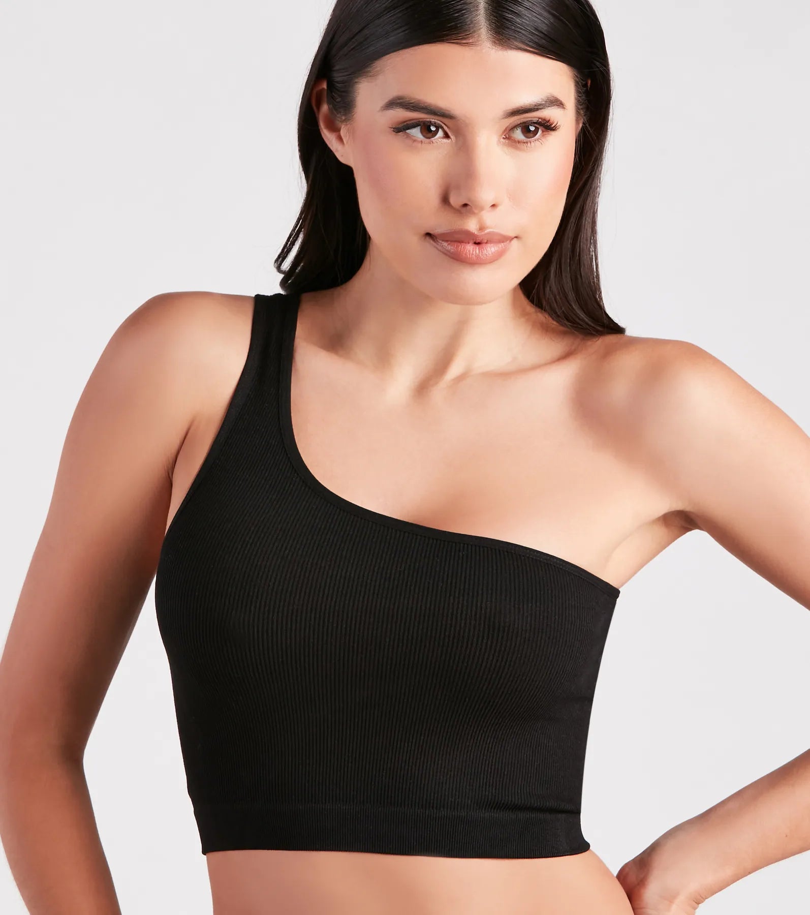 Relax A Little Seamless One-Shoulder Tank Bra - Image 3