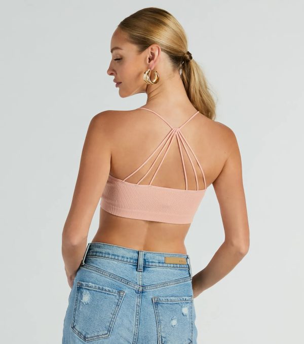 Sweet Moments Strappy Back Seamless Bralette - Image 6