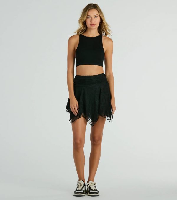 Basically A Vibe Sleeveless Crew Neck Crop Top - Image 7