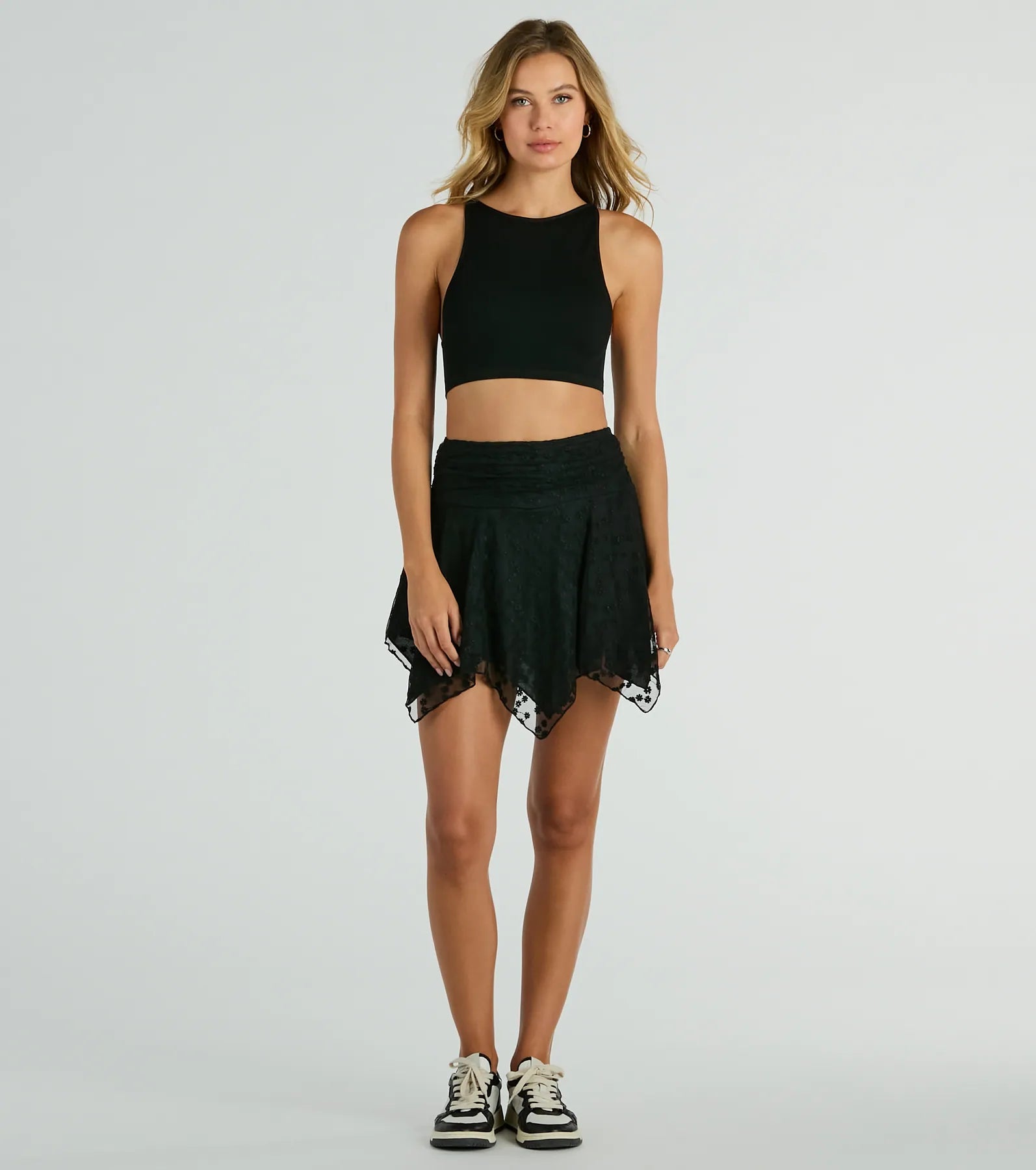 Basically A Vibe Sleeveless Crew Neck Crop Top - Image 7