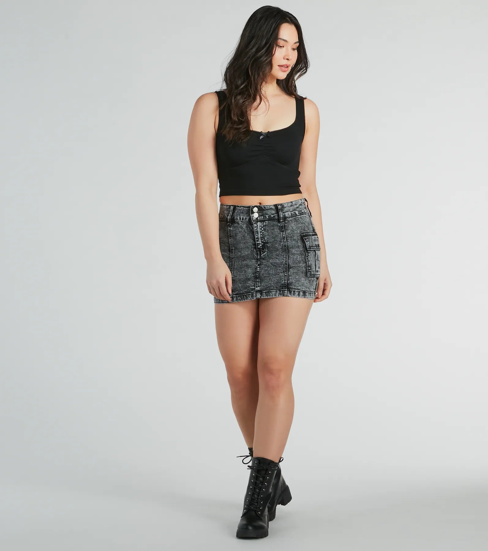 Simply The Best V-Neck Bow Seamless Tank Top - Image 11