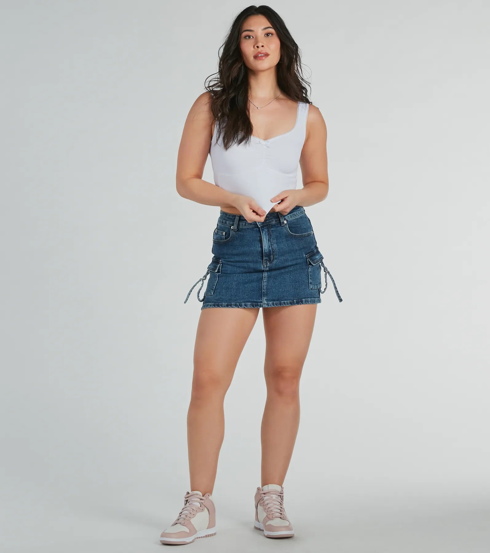 Simply The Best V-Neck Bow Seamless Tank Top - Image 7
