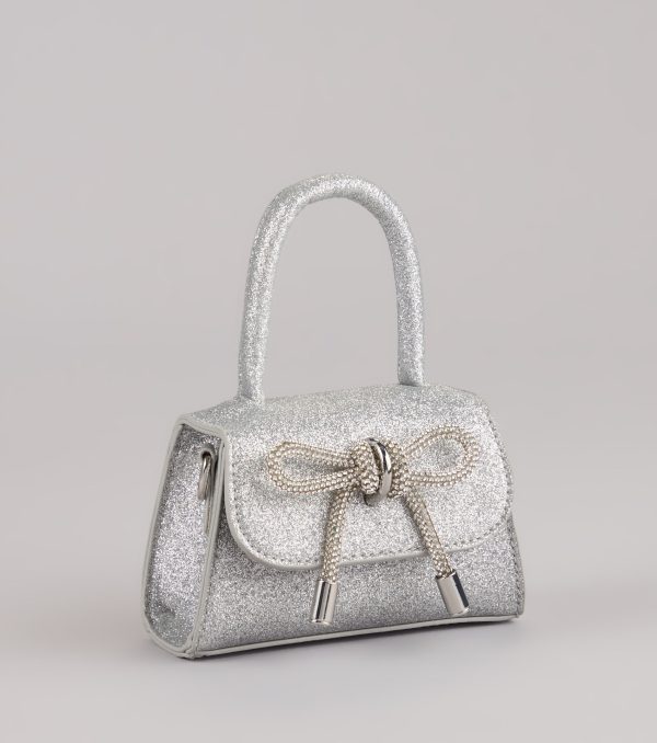Tie It Together Glitter Mini Bag - Image 5