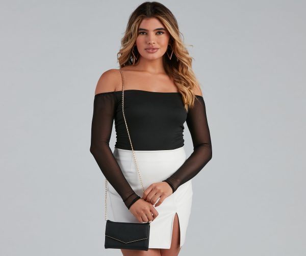 Like A Lady Saffiano Wallet Crossbody - Image 5