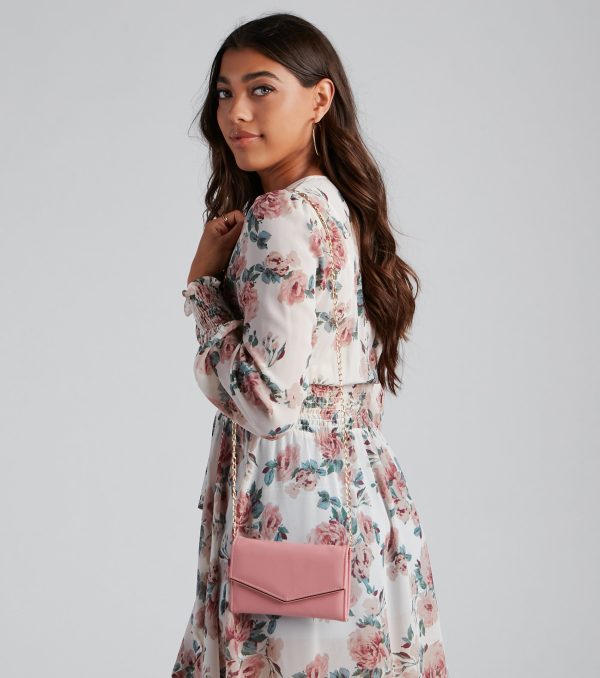 Like A Lady Saffiano Wallet Crossbody - Image 4