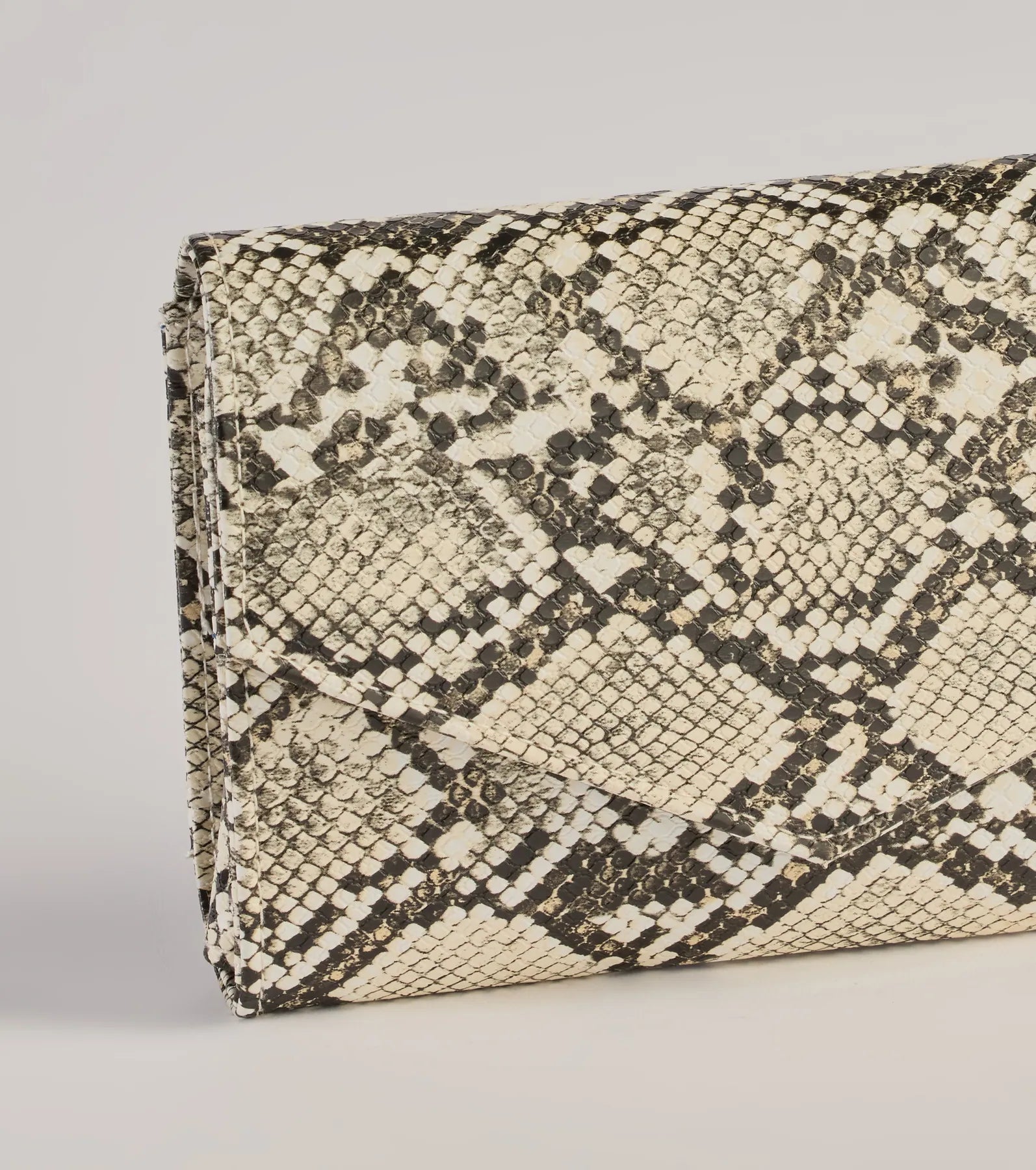 Wildly Fab Faux Snake Print Wristlet - Image 2