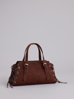 By My Side Lace-Up Mini Tote Bag